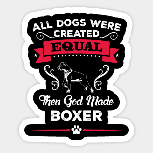 Boxer Sticker